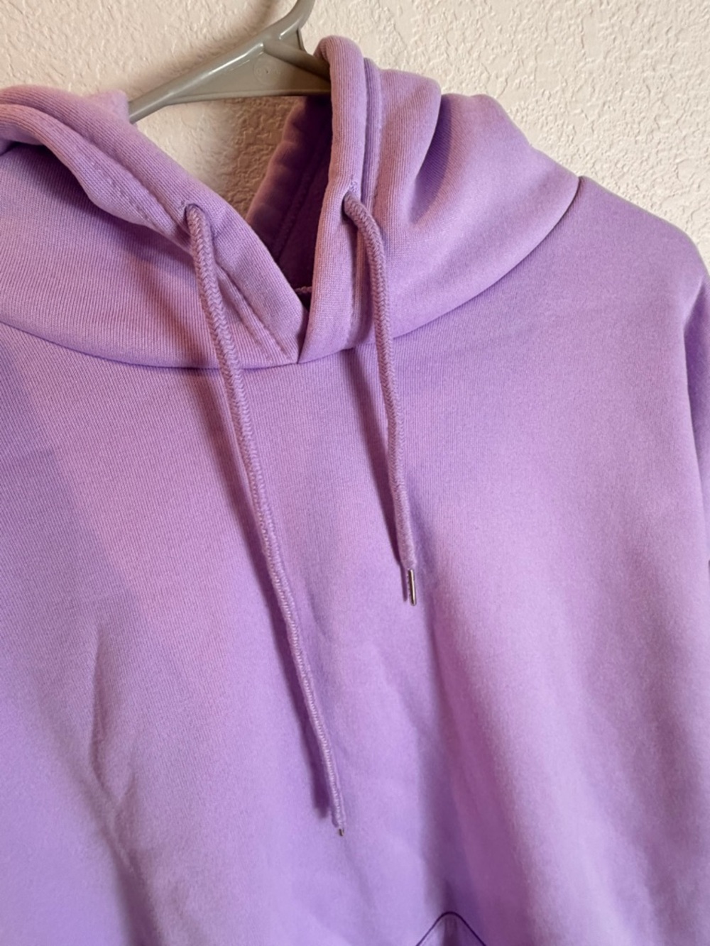 SHEIN Lavender Fleece-Lined Hoodie - Lilac Purple - Picture 5 of 10